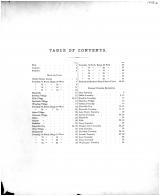 Table of Contents, Marion County 1875